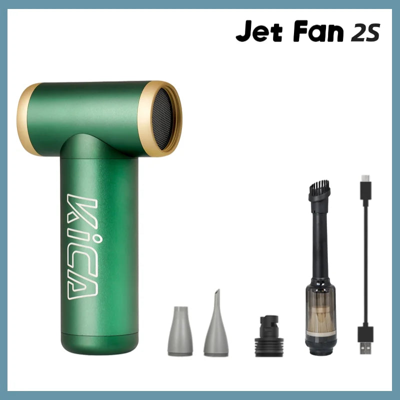 KICA JetFan 2S Portable Air Blower Rechargeable Aluminum Mini Fan
