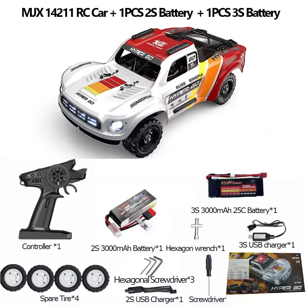 Jyscend 1/14 Scale Brushless 4WD Remote Control Racing Car
