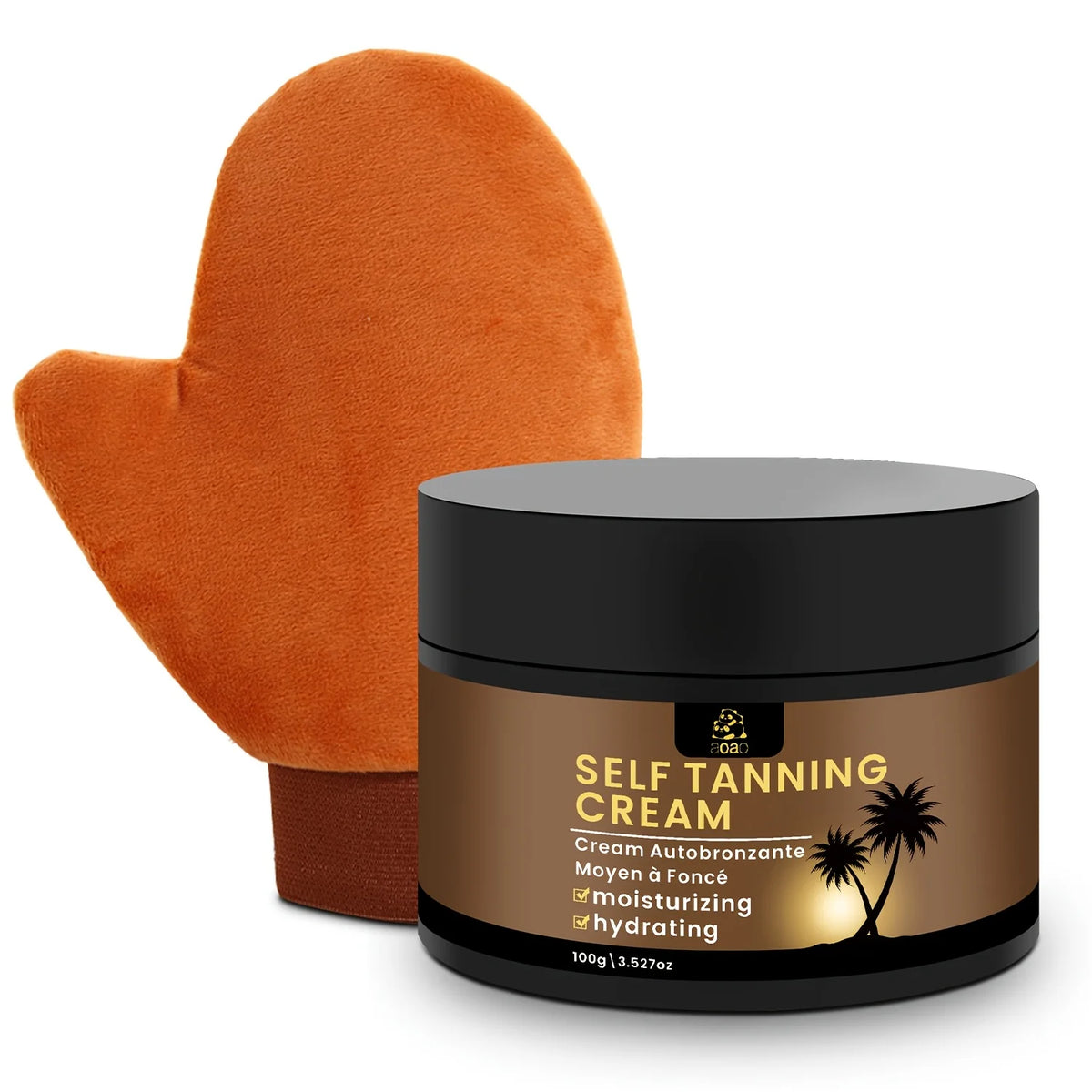 Aoao Self Tanning Cream With Aloe And Coconut Hydrating Moisturizer