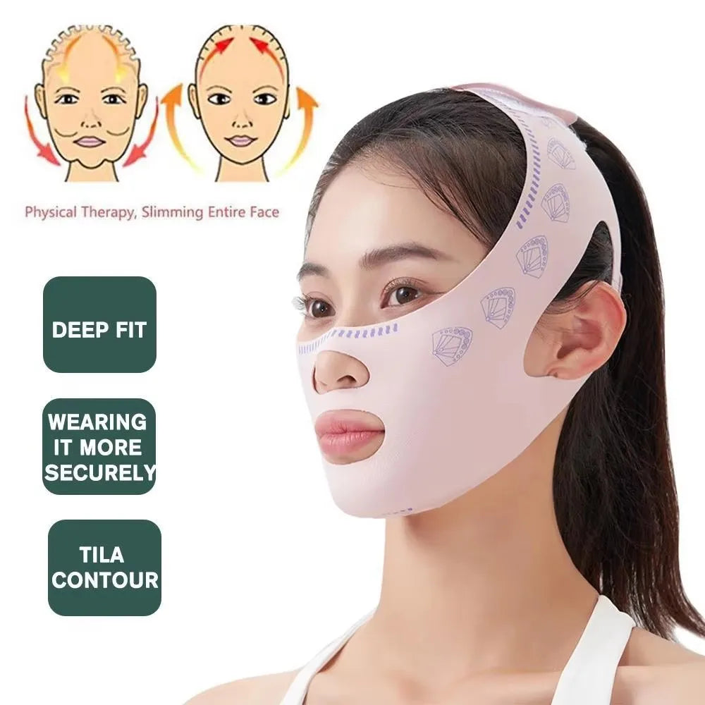 Breathable V Line Face Shaper Cheek Lifting Double Chin Support