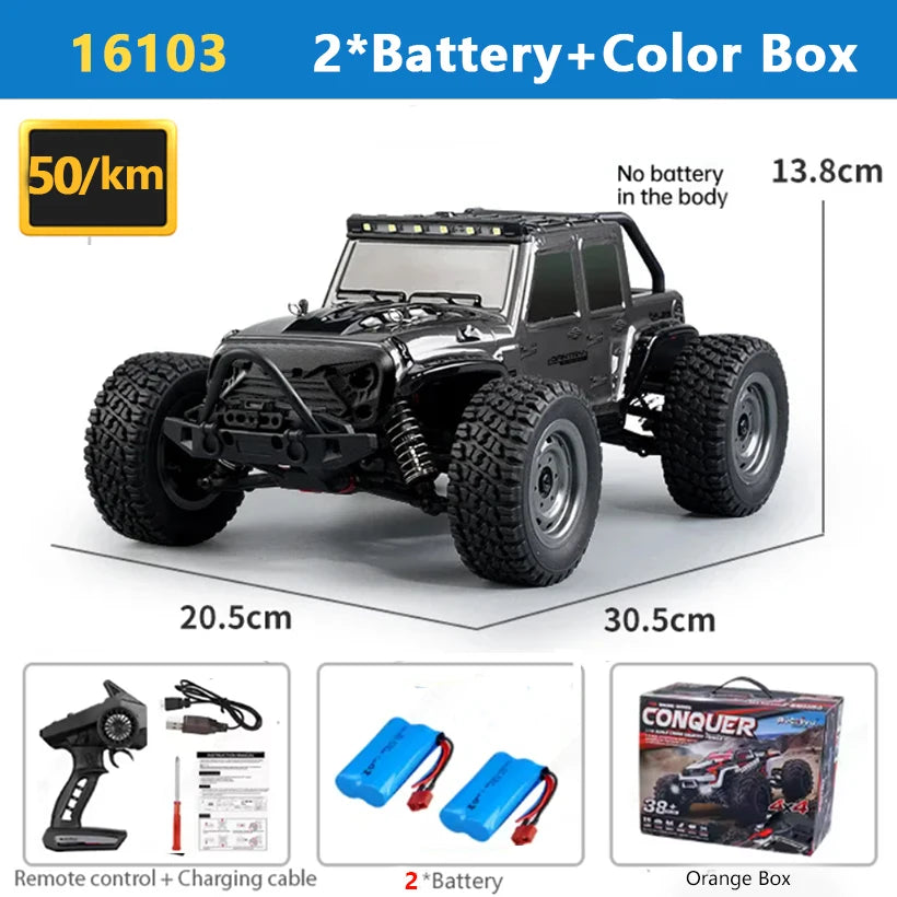Four WD Brushless RC Racing Car With High Speed Remote Control