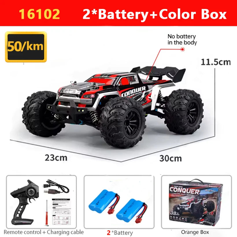 Four WD Brushless RC Racing Car With High Speed Remote Control