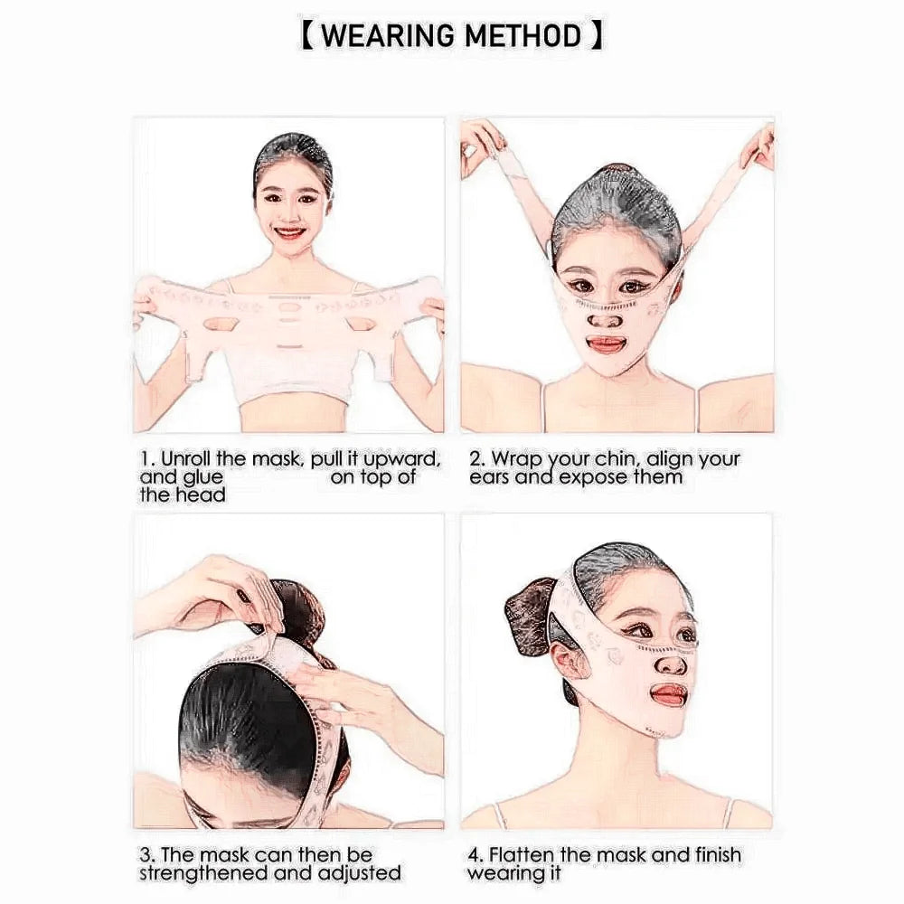Breathable V Line Face Shaper Cheek Lifting Double Chin Support