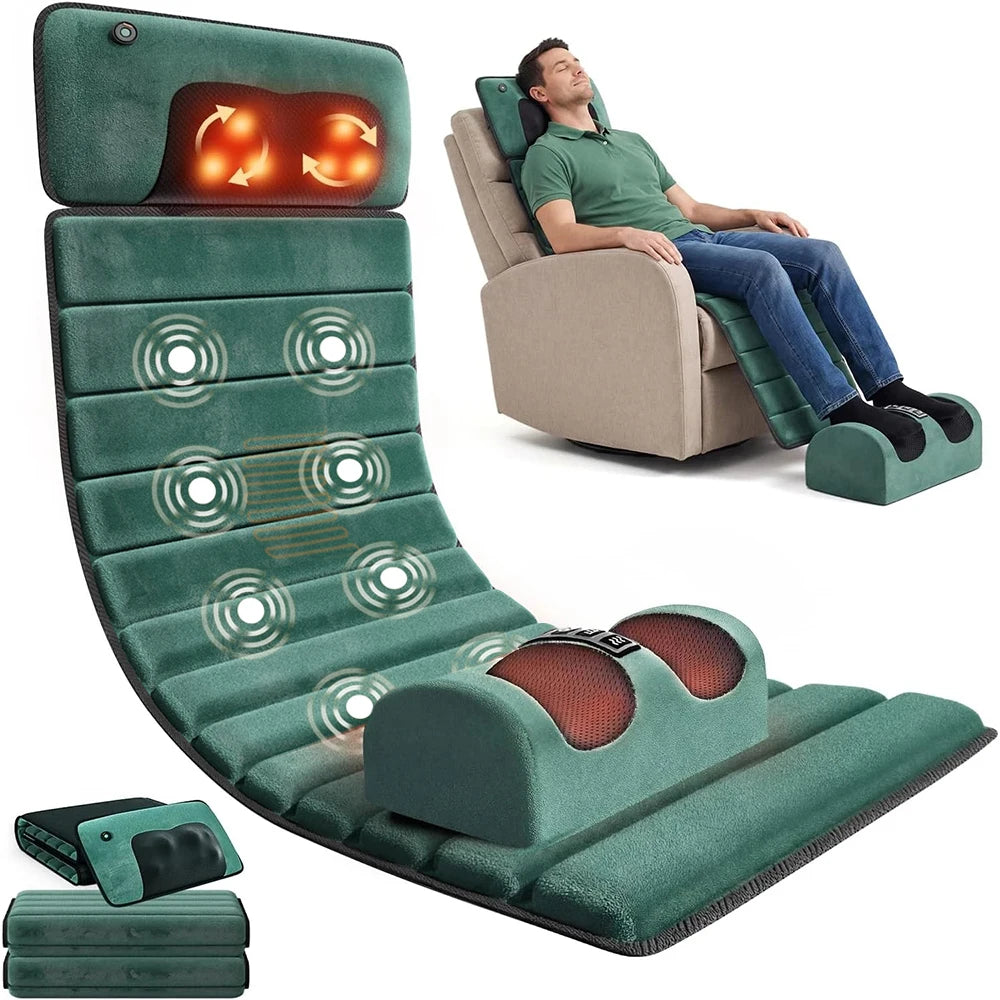 HOMEMASSA Full Body Vibration Massage Pad For Muscle Relaxation