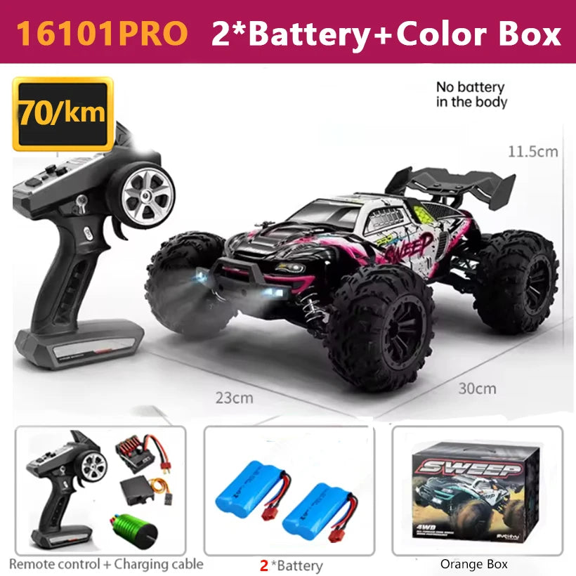 Four WD Brushless RC Racing Car With High Speed Remote Control