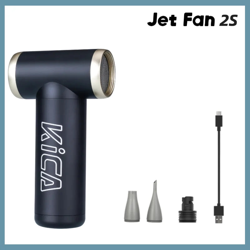 KICA JetFan 2S Portable Air Blower Rechargeable Aluminum Mini Fan