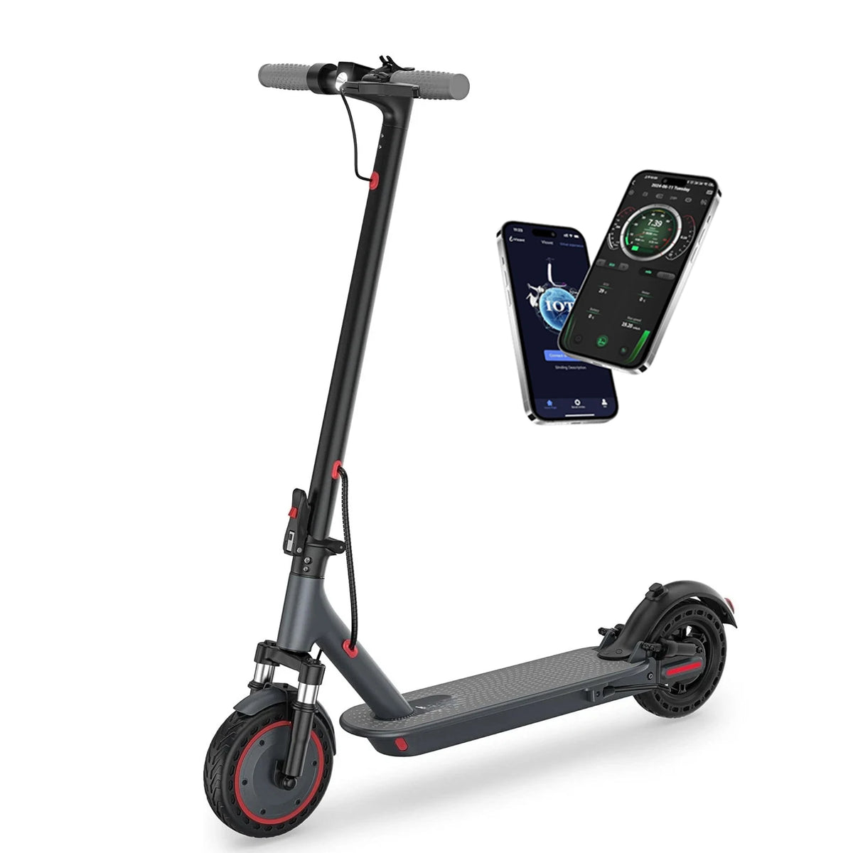 AOVOPRO Ap07 Electric Scooter Featuring Smart App Control Dual Shock