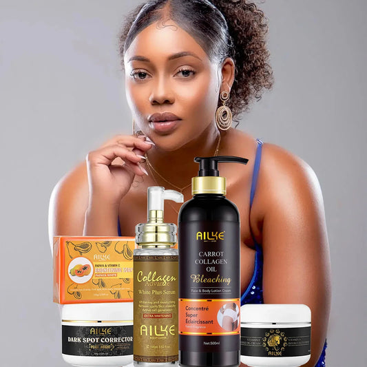 Ailke Collagen Skin Care Set For Women Whitening Moisturizing