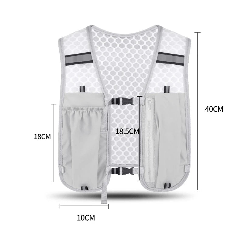 Lightweight Running Hydration Vest Backpack for Marathon Trail Cycling Hiking
