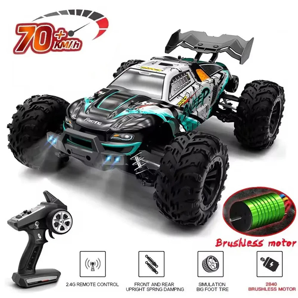 Four WD Brushless RC Racing Car With High Speed Remote Control