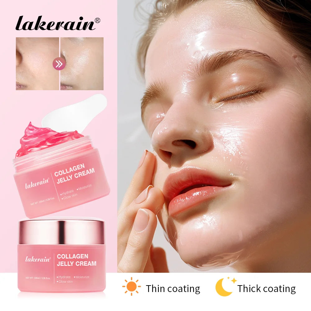 Lakerain Collagen Jelly Face Cream For Hydrating Nourishing Skin Care