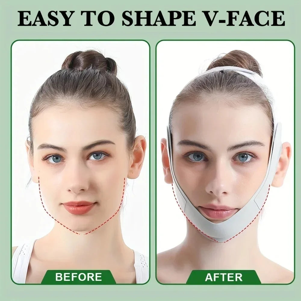 Adjustable V Shape Face Lift Band For Double Chin Reduction