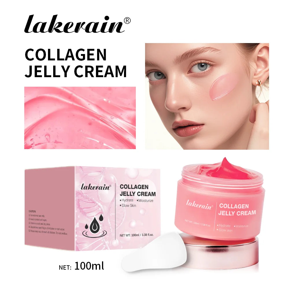 Lakerain Collagen Jelly Face Cream For Hydrating Nourishing Skin Care