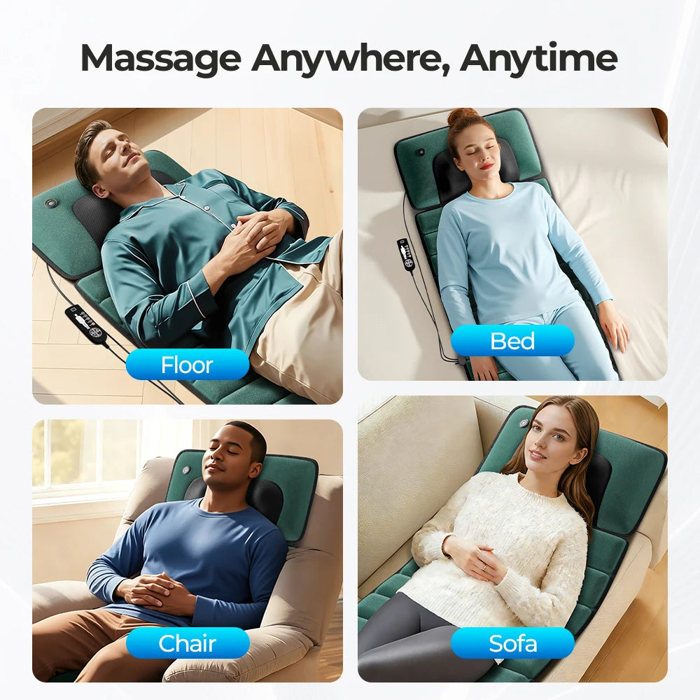 HOMEMASSA Full Body Vibration Massage Pad For Muscle Relaxation