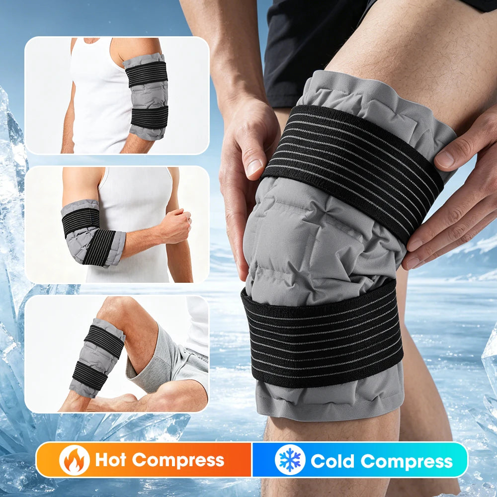 Hailicare Reusable Hot And Cold Knee Ice Pack Wrap