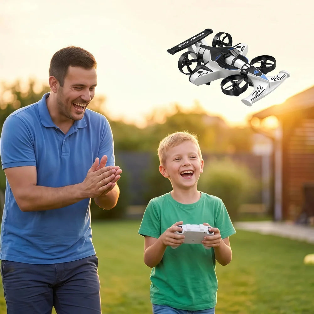 Rechargeable RC Drone And Drift Car Remote Control Toy
