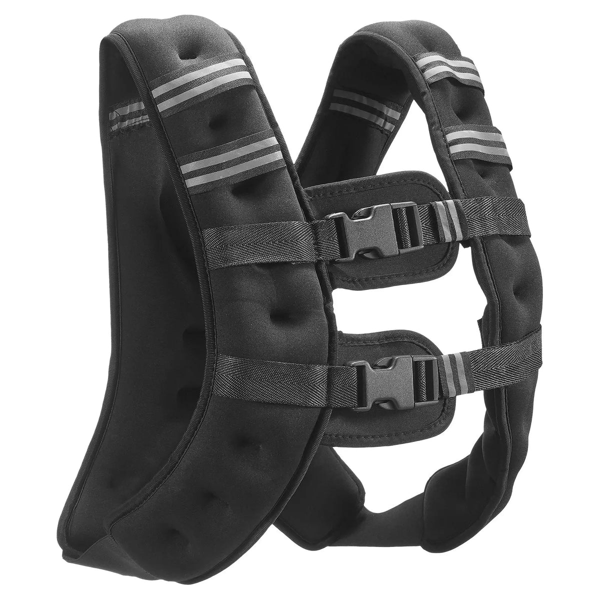 Adjustable Weighted Vest With Reflective Stripe For Strength Training