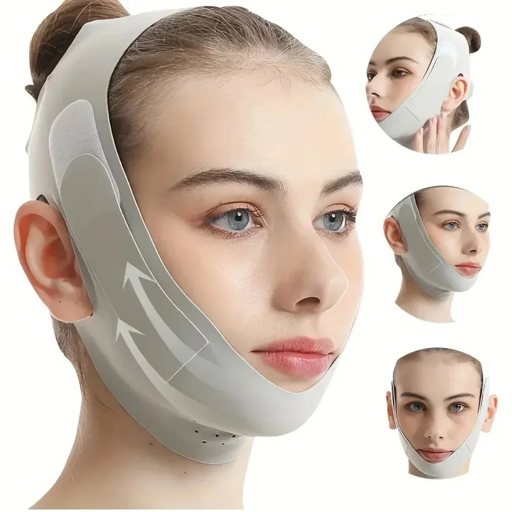 Adjustable V Shape Face Lift Band For Double Chin Reduction