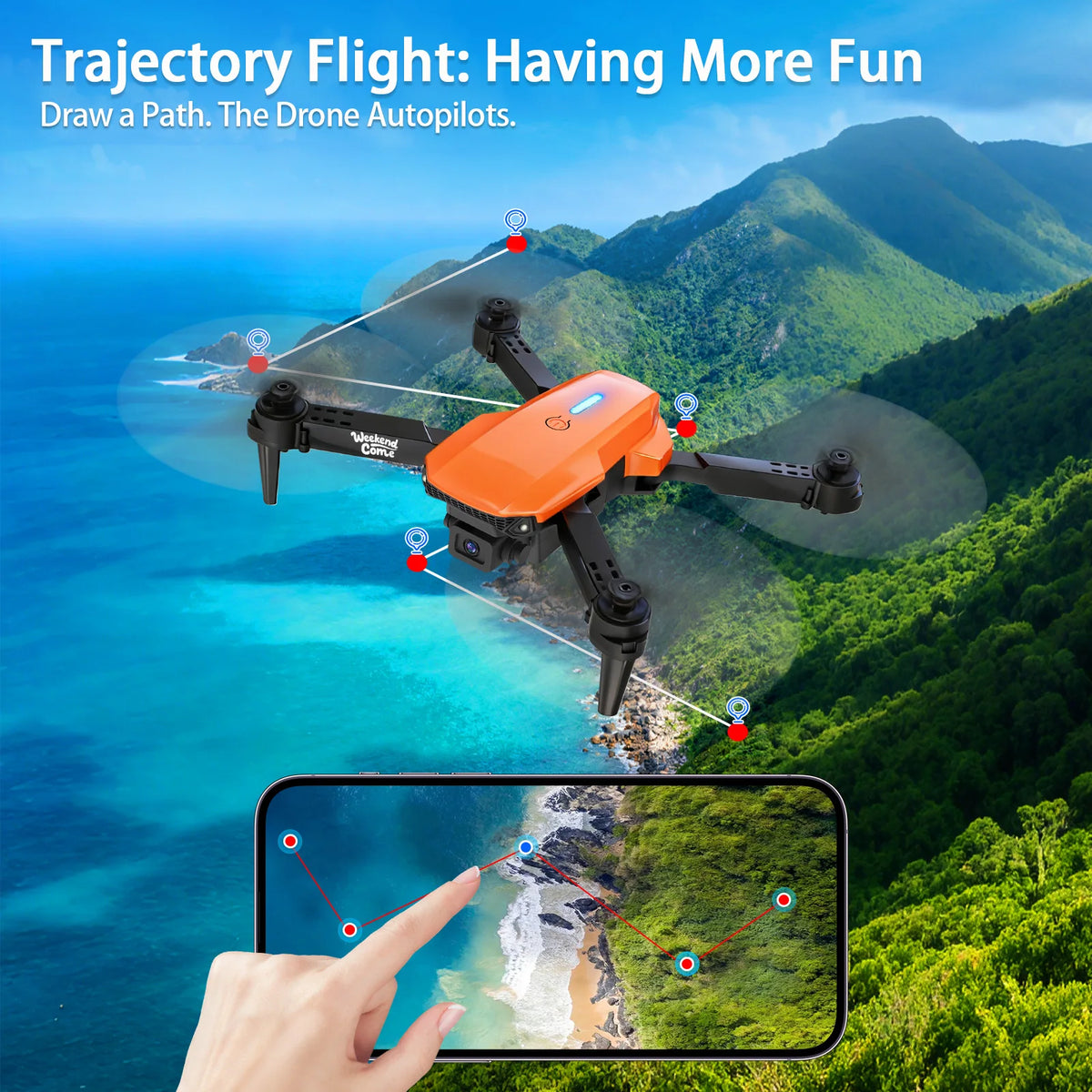 Professional HD Camera Foldable Quadcopter Drone For Beginners
