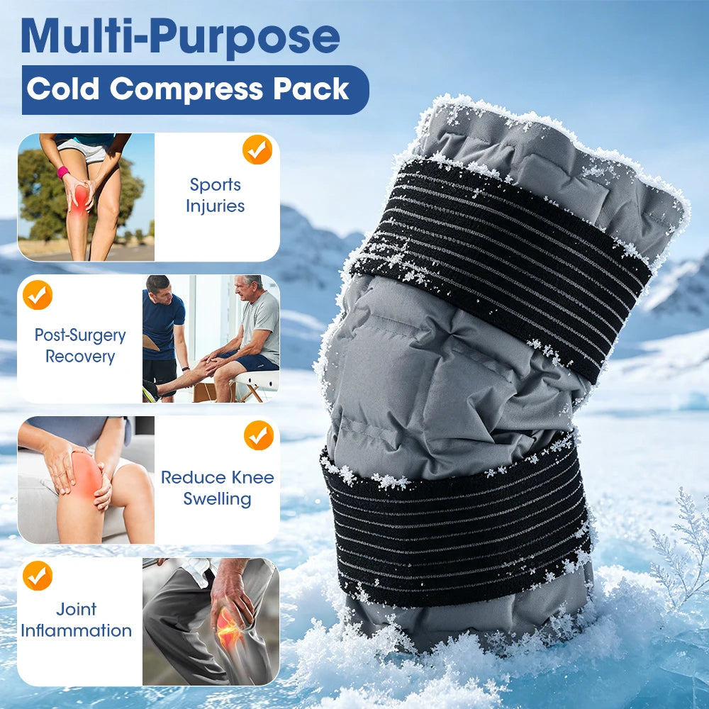 Hailicare Reusable Hot And Cold Knee Ice Pack Wrap