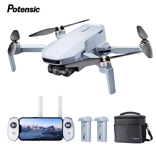 Potensic 4K GPS Drone Single Axis Gimbal Under 249g