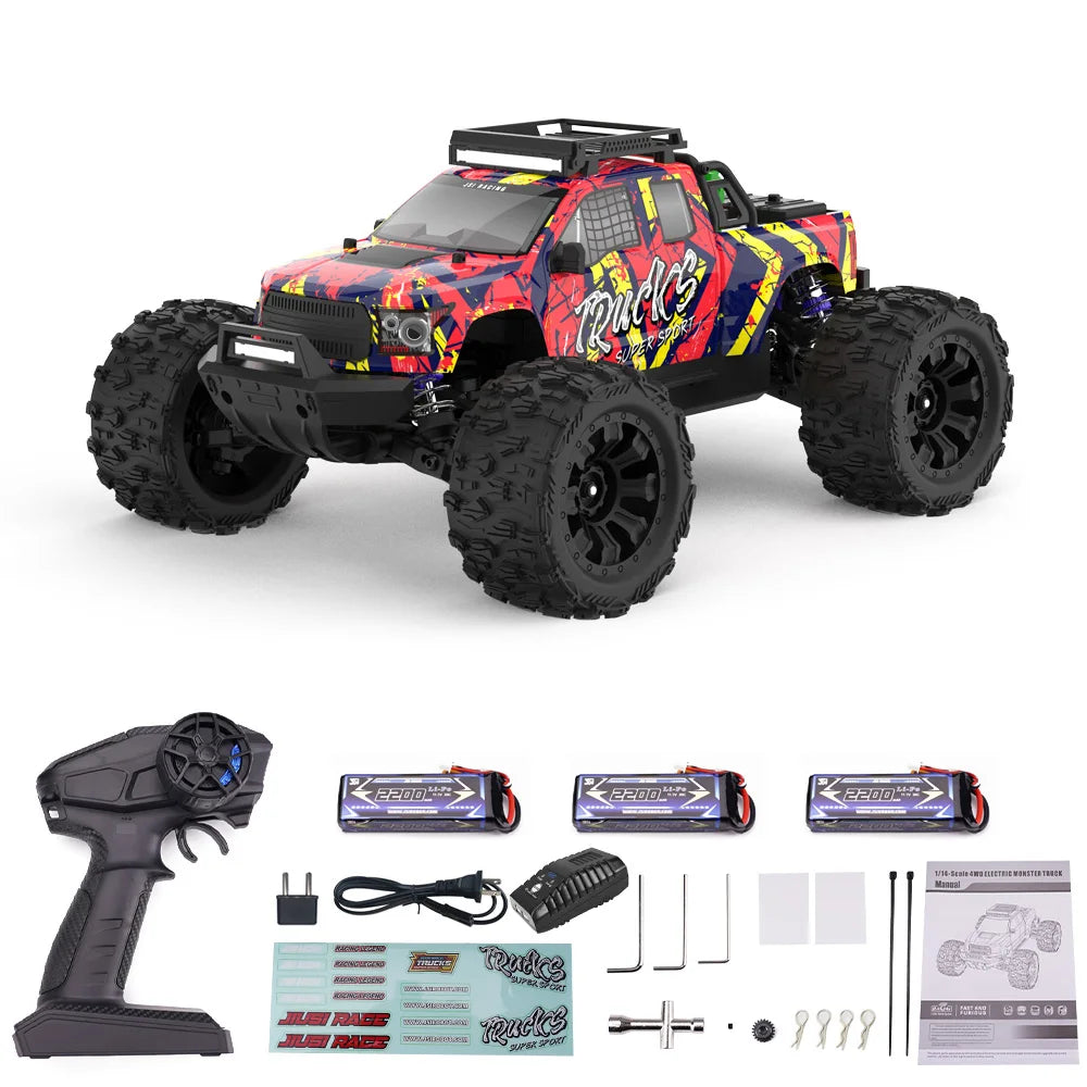 JIUSI PT14R Brushless 4WD Remote Control Off Road Car