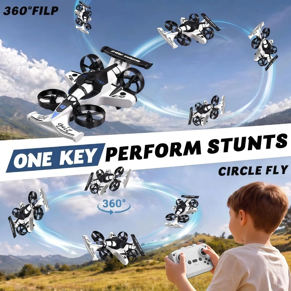 Rechargeable RC Drone And Drift Car Remote Control Toy