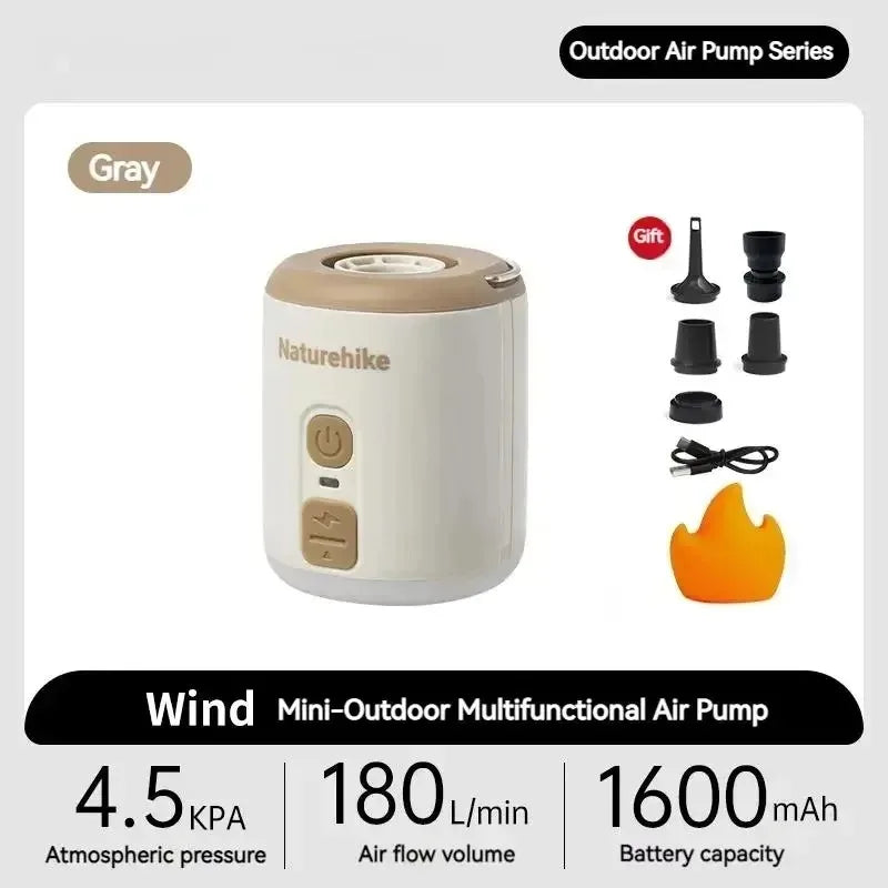 Naturehike Portable Rechargeable Air Pump For Camping Travel Gear