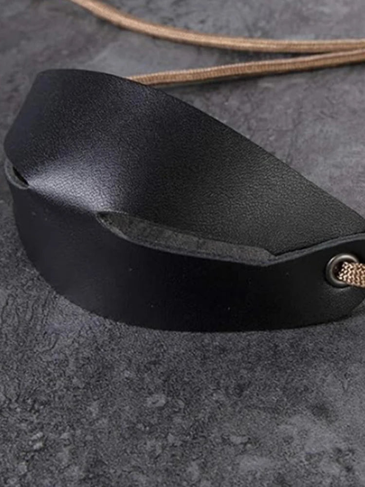 Handmade Leather Shepherd Sling for Outdoor Camping and Hunting