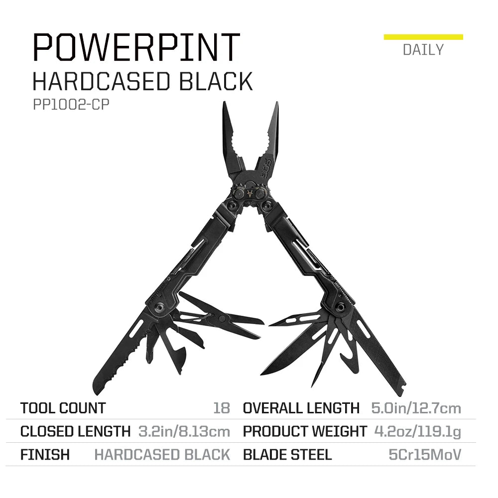 SOG PowerPint Mini 18 Tools Stainless Steel Pocket Multi Tool
