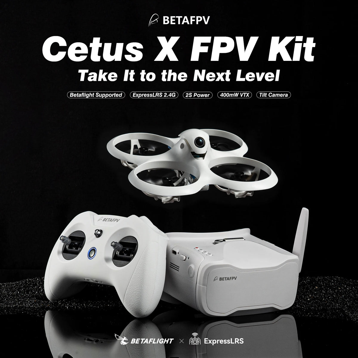 Betafpv Cetus X Fpv Drone Kit With Vr03 Goggles Bundle