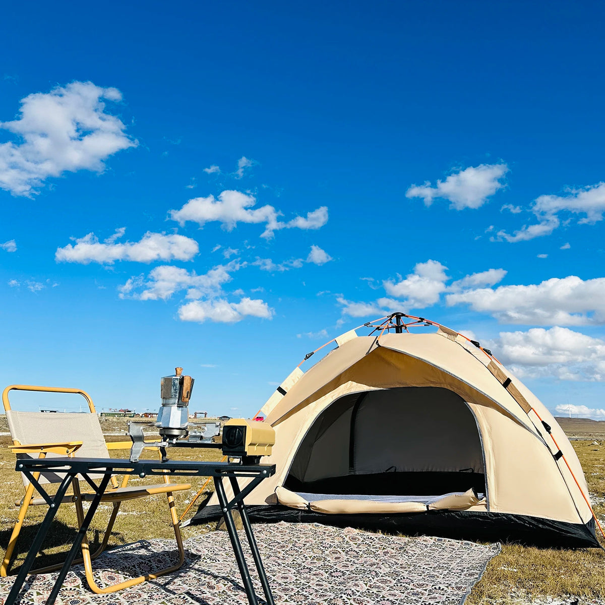 Pakicetus Automatic Pop Up Camping Tent Quick Setup Portable Windproof