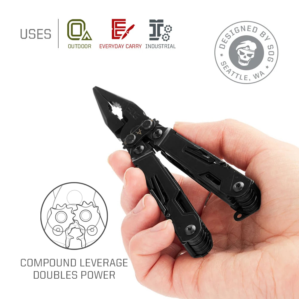 SOG PowerPint Mini 18 Tools Stainless Steel Pocket Multi Tool