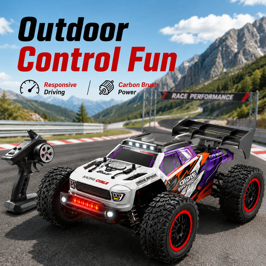 ZNLYRION Brushless RC Truck With Metal Gears And LED Lights