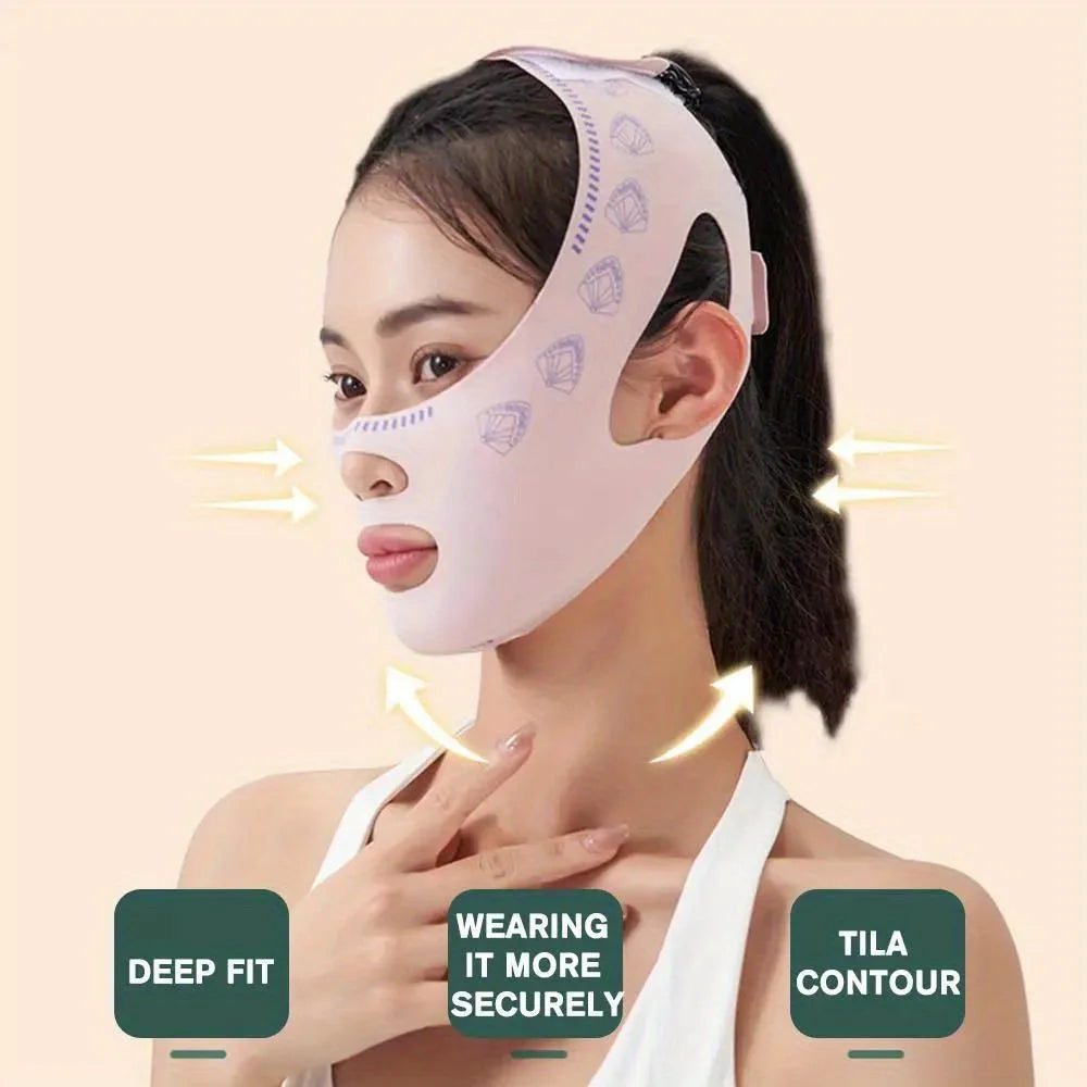 Breathable V Line Face Shaper Cheek Lifting Double Chin Support